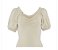 CROPPED MODAL COM MANGAS CURTAS E BUFANTES - Imagem 1
