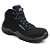 Bota Estival Bico de PVC Preto e Azul EN1007 CA 44598 - Imagem 4