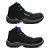 Bota Estival Bico de PVC Preto e Azul EN1007 CA 44598 - Imagem 2