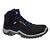 Bota Estival Bico de PVC Preto e Azul EN1007 CA 44598 - Imagem 1