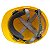 Capacete MSA V-Gard C/ Carneira Push Key e Jugular Amarelo CA 498 - Imagem 4