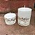 Dupla Velas Decorativas Mescladas aroma Chá Branco | C.ALMA | Reolhar com Propósito - Imagem 1