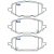 PASTILHA FREIO TRACKER 1.0/1.2 20/.. - Imagem 1