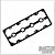 JUNTA TAMPA VALVULA PALIO/ WEEKEND/ SIENA/ DOBLO 1.0/ 1.3 16V 00/.. (FIRE) - Imagem 1