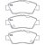 PASTILHA FREIO CIVIC 1.5/1.6 95/.. CRX 1.6 92/.. 16V - Imagem 1