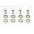 KIT BICO INJETOR PALIO/ SIENA/ STRADA 1.4 8V UNO 1.0/ 1.4 8V IDEA 1.4 8V 1.6 16V DOBLO 1.6/ 1.8 16V PUNTO 1.4 8V1.8 16V  (MULT POINT) - Imagem 1