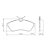 PASTILHA FREIO CITROEN C3 1.4/ 1.6 16V 02/.. - Imagem 1