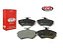 PASTILHA FREIO GOLF GL 1.8 95/.. GLX/ GTI  2.0 94/98 PASSAT/ VARIANT  2.0 88/96 POLO CLASSIC 96/.. VAN 99/.. CORDOBA 1.8/ 2.0 93/.. IBIZA 1.8/ 2.0 16V 93/.. TOLEDO 1.8/ 2.0 16V 91/.. (GIRLING) - Imagem 1