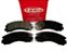 PASTILHA FREIO L200 2.5 D 02/.. 2.5D 4WD 93/00 PAJERO 2.5 TDI 91/98 2.8 TDI 91/.. 3.5 91/.. MONTERO SPORT 2.5 TD 3.0i V6 97/.. OUTLANDER 03/.. ECLIPSE 2.0 ../95 GALANT 2.5 93/.. (AKEBONO) - Imagem 1