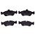PASTILHA FREIO VECTRA CD 2.2 16V 96/97 GL/ GLS 2.0/ 2.2 97/.. ASTRA 2.0 95/98 OMEGA/ SUPREMA GLS 2.2 95/98 (TEVES) - Imagem 1