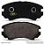 PASTILHA FREIO TRASEIRA LINEA 1.4/ 1.8/ 1.9 08/... BRAVO 11/.. PUNTO 1.4 T-JET 09/... FIAT 500 1.4 09/... ALFA 156 2.0/ 2.5 00/... - Imagem 1
