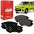 PASTILHA FREIO SPORTAGE 05/10 TUCSON 04/.. AZERA 06/.. MAGENTIS 07/.. OPTIMA 03/06 SOUL 1.6 CRDI 06/.. SONATA 03/05 (AKEBONO) - Imagem 1