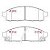 PASTILHA FREIO L200 TRITON HPE 3.2/ 3.5 08/.. PAJERO DAKAR 3.2 4X4 09/.. (TOKICO)HQJ2271A - Imagem 1