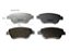 PASTILHA FREIO STILO 1.2 16V 02/.. 1.4 16V 04/.. 1.8 8V 03/.. BRAVO 1.4 16V 07/.. 1.6 08/.. 500 1.4 16V 09/.. (BOSCH) - Imagem 1