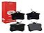 PASTILHA FREIO TRASEIRA GOLF 1.6/ 2.0 99/.. GTI 2.0 94/98 GTI 1.8 98/.. POLO 2.0 02/.. VARIANT 2.0 88/96 AUDI A3/ A4/ A6 CITROEN C4 05/.. PEUGEOT 307 / 405 FLENCE/ MEGANE/ SCENIC/ BEETLE/ PASSAT  (GIRLING) - Imagem 1