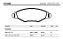 PASTILHA FREIO PEUGEOT 206 1.0/ 1.6 01/08 1.4/ 1.6 05/08 207 07/.. HOGGAR 1.4/ 1.6 10/..  (BOSCH) - Imagem 1