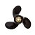 Hélice para motor de popa Johnson Evinrude 15/18/20/25hp Passo 9 1/4 X 11 Pinado - Imagem 1