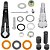 Alavanca e Pino para motor Mercruiser Rabeta Bravo Alpha One transom guimbal 866322A01 - Imagem 1