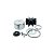 Kit de bomba d'água motor de popa Mercury 7.6L/V12 Verado 8M0177997 - Imagem 1