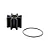 Rotor para motor Mercruiser rabeta Alpha Bravo 4.3L 5.0L 5.7L 8.1L 47-862232A2 47-8M0104229 - Imagem 1
