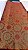 Jacquard Vermelho com Dourado LITÚRGICO - Imagem 4