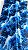 Cetim Estampado Fogo Azul - Imagem 1