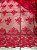 Tule Vermelho Bordado - Imagem 1