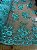 Tule Verde Bordado - Imagem 1