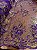 Tule Roxo Bordado - Imagem 1