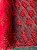 Tule Vermelho Bordado - Imagem 1