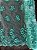 Tule Verde Bordado - Imagem 1