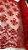 Tule Vermelho fio Metálico Bordado - Imagem 1