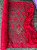 Tule Vermelho Bordado - Imagem 2