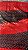 Africano Vermelho Bordado Luxo - Imagem 1