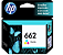Cartucho HP 662 Colorido Original (CZ104AB) Para HP Deskjet Ink Advantage 1516, 2516, 2546, 2646, 3516, 3546, 4646 - Imagem 1