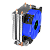 Air Cooler T-Dagger Idun B Preto com Fan 90mm LED Azul T-GC9109 B - Imagem 5