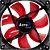 Cooler Fan 12cm RED LED EN51363 Vermelho AEROCOOL - Imagem 1
