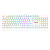 Teclado Mecânico Gamer Redragon Mitra Lunar White RGB Switch Marrom K551W-RGB - Imagem 1