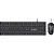 Kit Mouse e Teclado Fortrek C13 Office USB ABNT2 Preto - Imagem 1