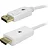 Cabo Displayport Para HDMI 2M Com Trava Branco 5+ - Imagem 1