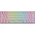 Teclado Mecânico Fortrek Gravity Air Compact Wireless Tri-Mode (Dongle/ Cabo / Bluetooth) Switch Brown Branco - Imagem 1