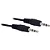 Cabo P2 X P2 Estéreo 1,5m PLC-201 Preto Fortrek - Imagem 1