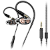 Fone de Ouvido Pcyes Kheper 2 Drivers Dinamicos Intra Auricular P3 3,5Mm Cabo Destacável 1,6M - Fpkh2Dd - Imagem 1