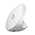 Mouse Sem Fio Recarregável 2.4 Ghz Vertical Ergonômico Ortopédico Power Fit 1600 Dpi Branco Usb - Pm300 - Imagem 1