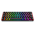 Teclado Magnético Gamer Redragon Fizz RGB Preto 60% Polling Rate 8K Rapid Trigger Switch Linear K617RGB-M - Imagem 4