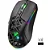 Mouse Gamer Sem Fio Wireless Fortrek Striker Air Sensor Pixart 3311 Switch Huano - Preto - Imagem 3