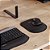 Mousepad Ergonômico Compact Com Almofada 22cm x 17cm Reliza Preto - Imagem 4