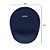 Mousepad Ergonômico Comfort Com Almofada 24cm x 22cm Reliza Marinho - Imagem 3