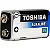 Bateria Alcalina 9V 6LR61GCP (C/1 Bateria) Toshiba - Imagem 3
