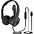Headset Office com Microfone Fortrek HBS102 USB Preto - Imagem 1